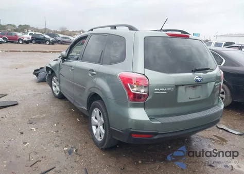 2015 Subaru Forester 2.5I Premium from USA, damaged, VIN JF2SJADC3FH405507